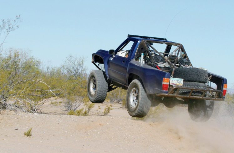 1986, Toyota, Pickup, Offroad, 4×4, Custom, Truck, Baja, Rally HD Wallpaper Desktop Background