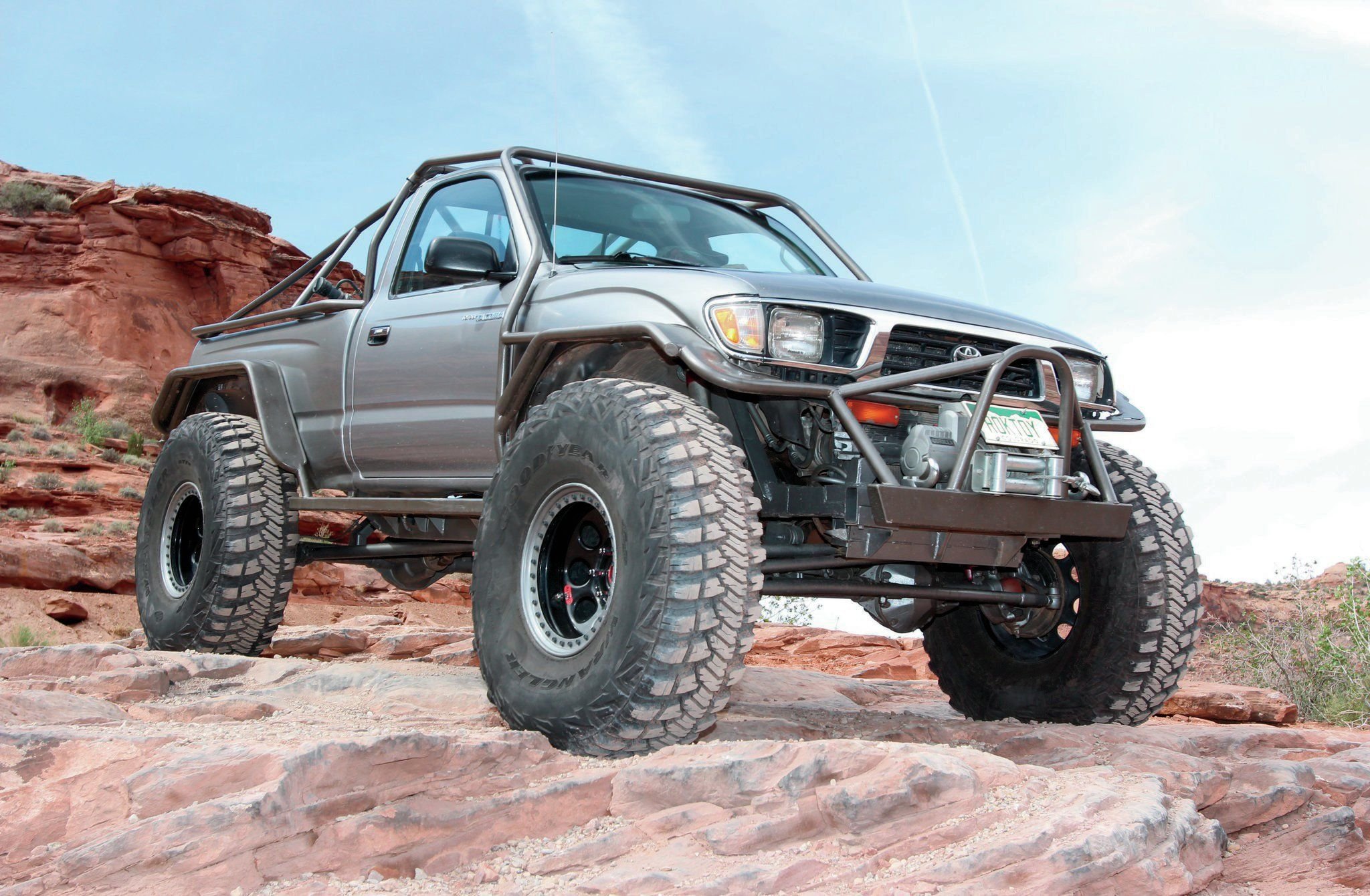 1995 toyota tacoma pickup offroad 4x4 custom truck wallpapers hd desktop and mobile backgrounds