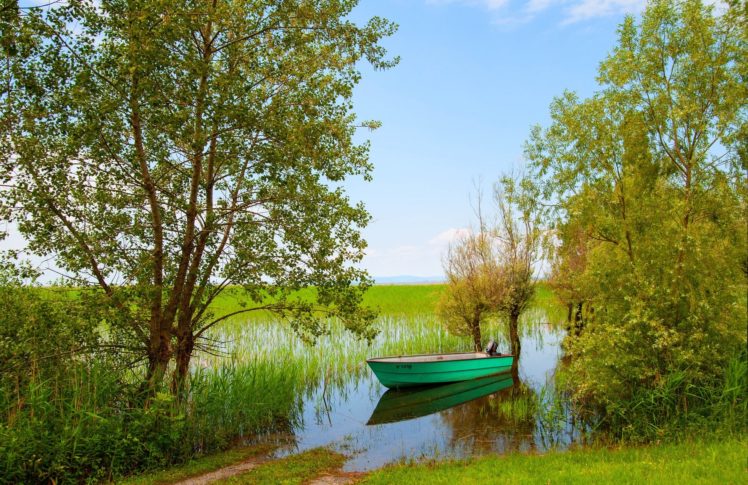 austria, Boats, Rivers, Vorarlberg, Nature HD Wallpaper Desktop Background