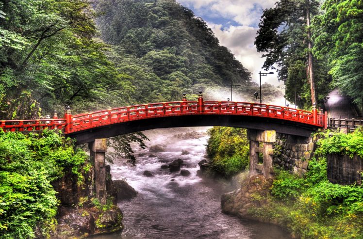 tokyo, Japan, Rivers, Bridges, Nature HD Wallpaper Desktop Background