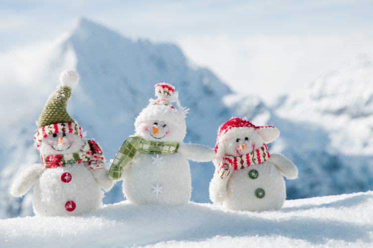 snowy, Toys, Gift, On, Christmas, Holiday HD Wallpaper Desktop Background
