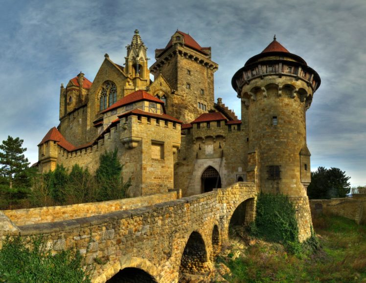 castillo, Medieval, Austria, Arquitectura HD Wallpaper Desktop Background