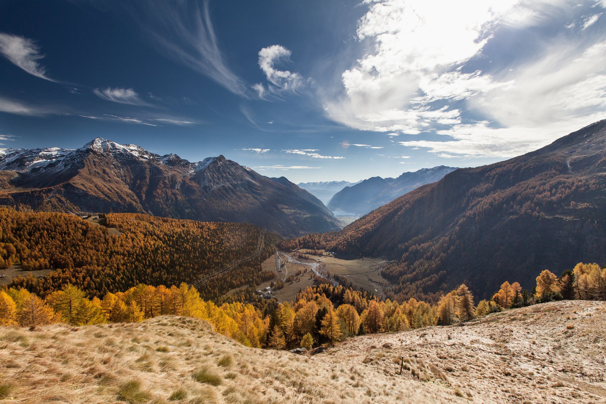 switzerland, Mountains, Sky, Scenery, Alp, Grum, Canton, Of, Graubunden, Nature Wallpaper