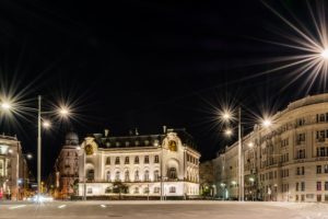 ustria, Houses, Street, Night, Street, Lights, Vienna, Cities