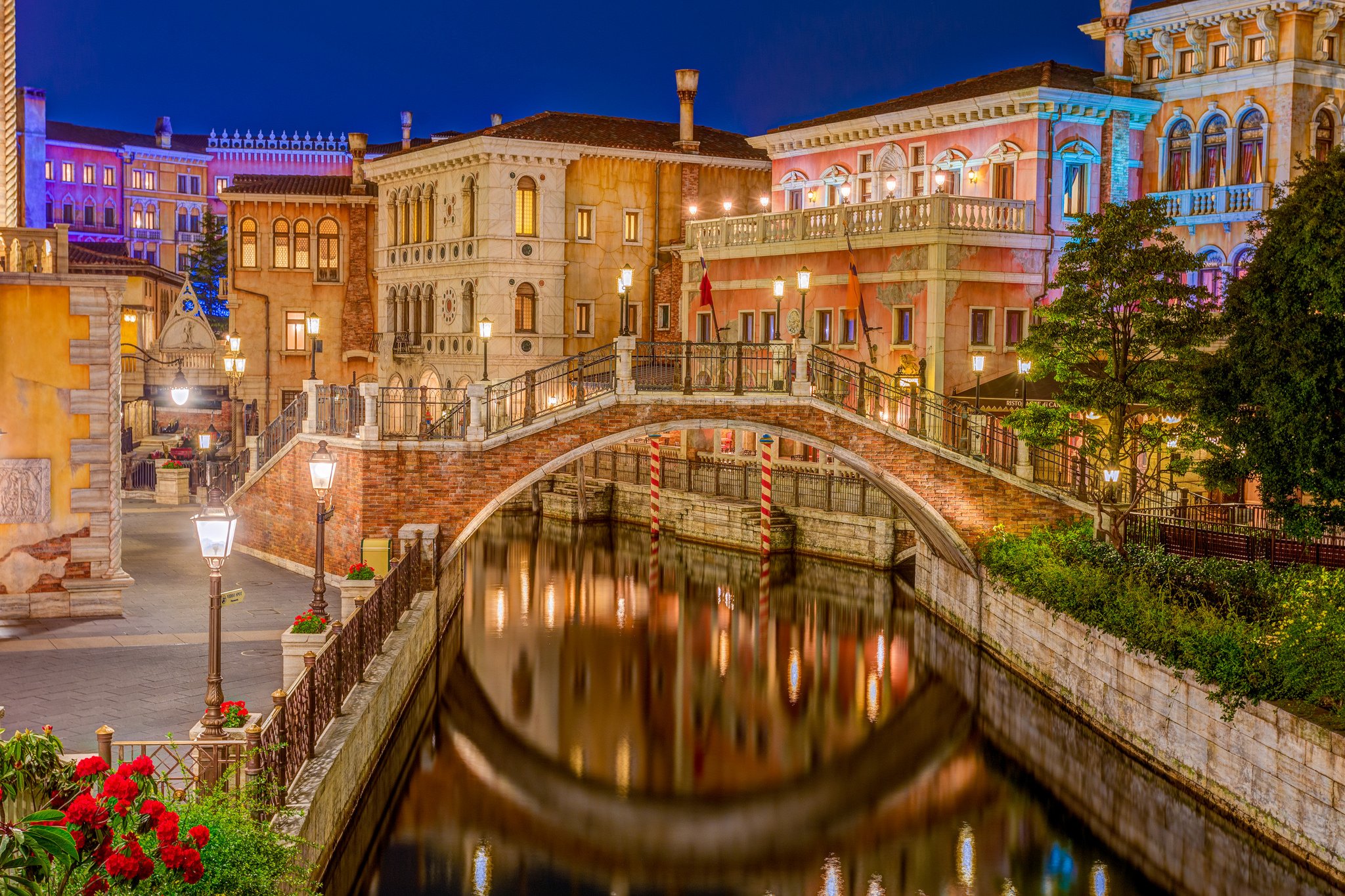 rance, Houses, Paris, Fence, Night, Street, Lights, Cities Wallpaper