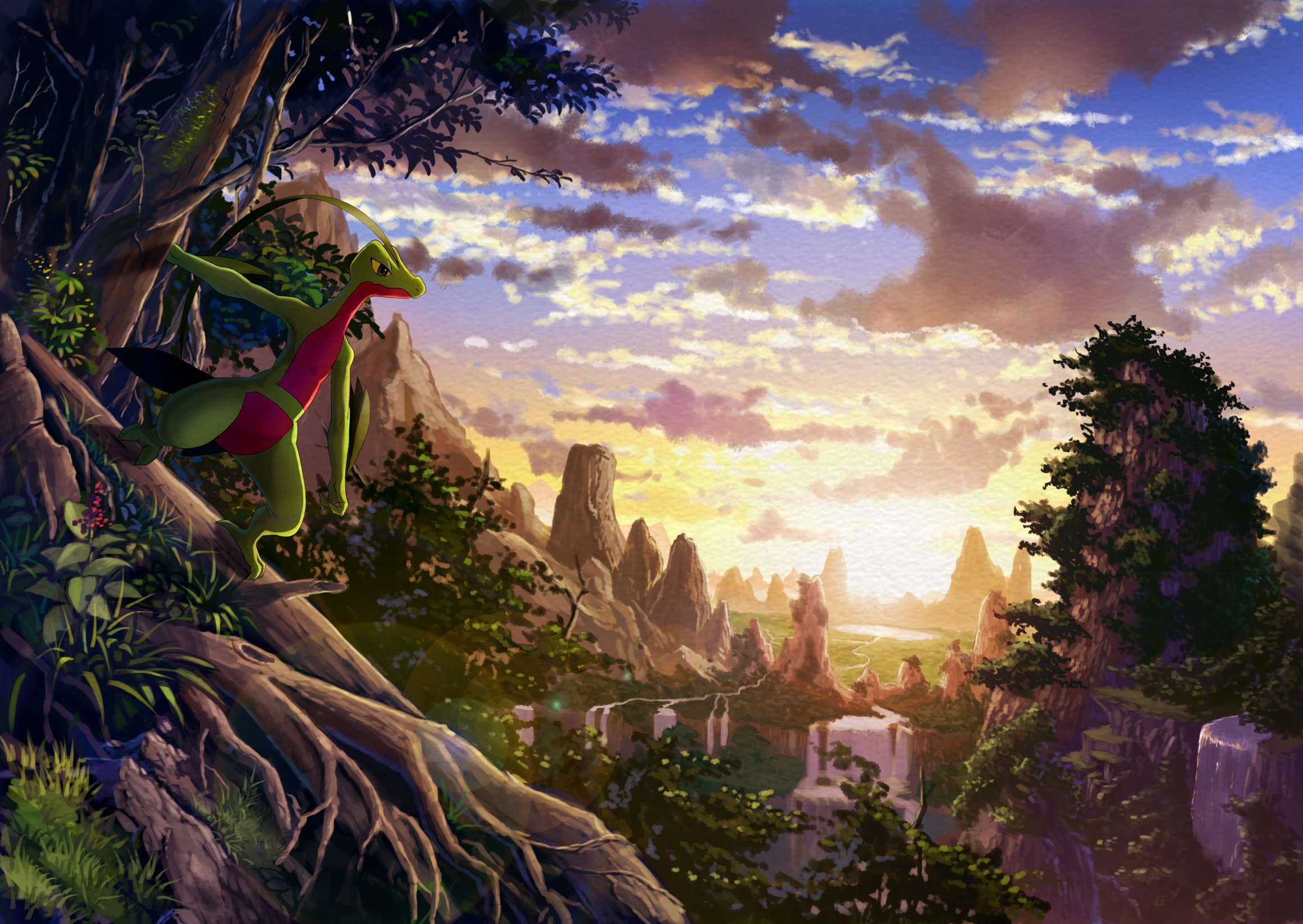 pokemon anime landscape