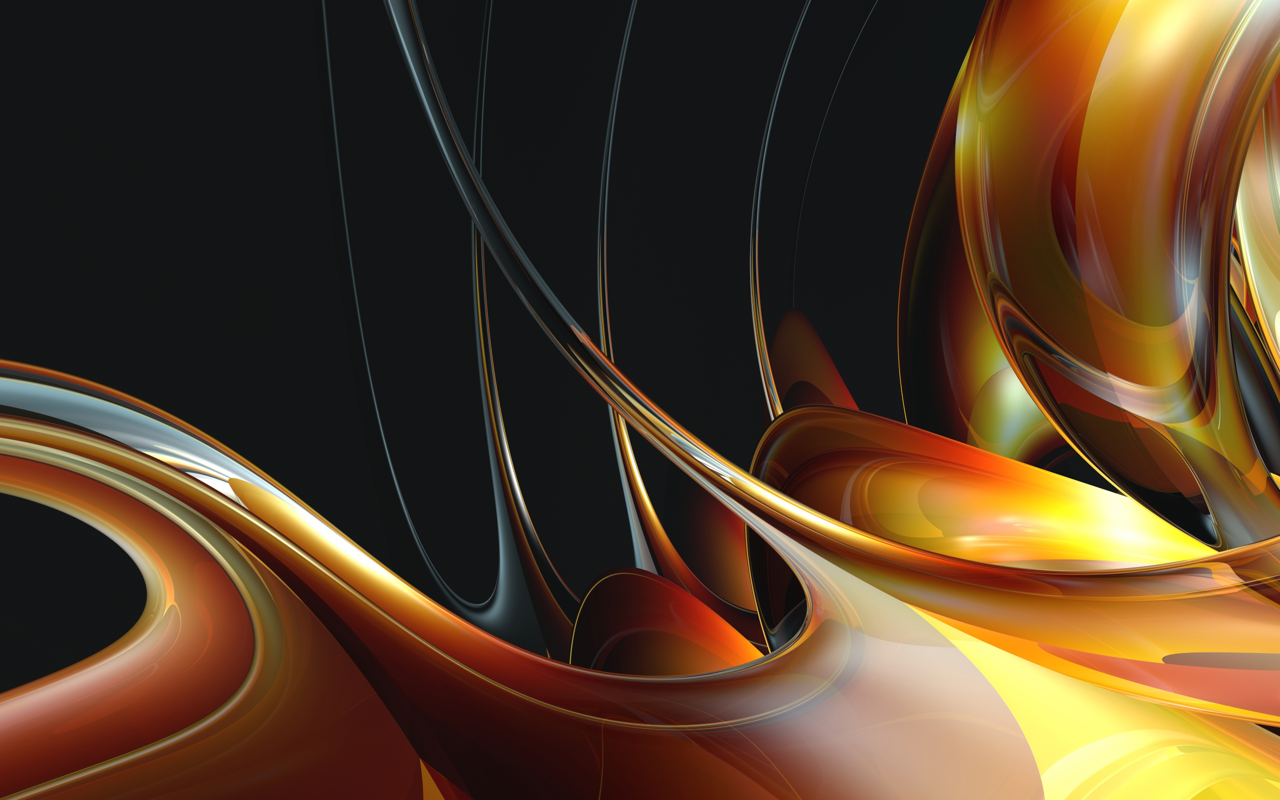 Abstract 3D Vectors Wallpaper