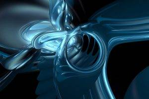 Abstract Blue Glass