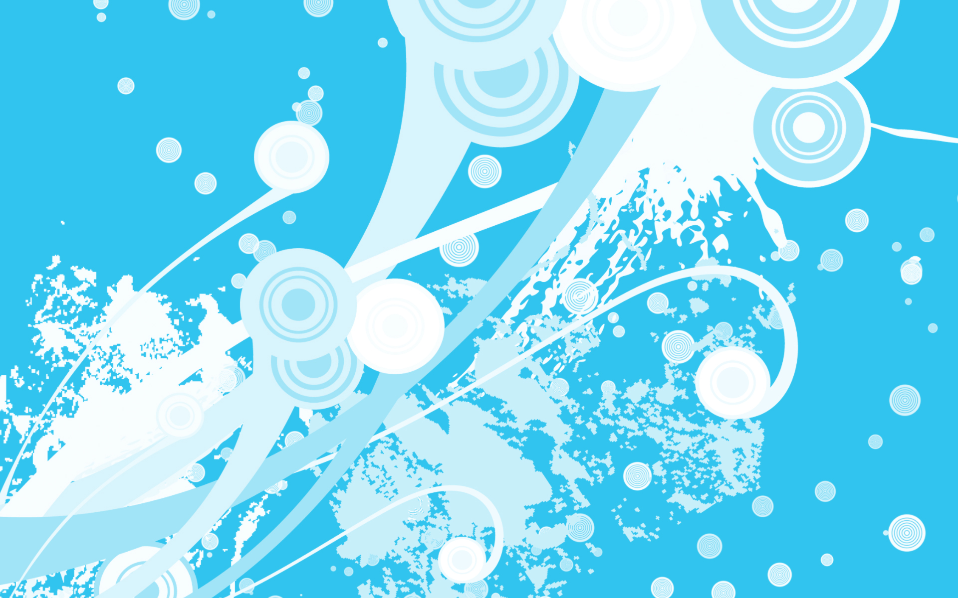 Abstract Blue Vector Wallpaper Desktop Wallpaper