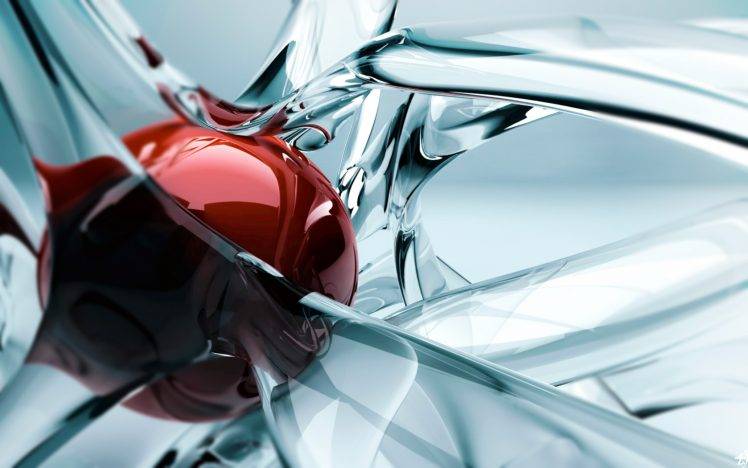 Abstract Red Saphire HD Wallpaper Desktop Background