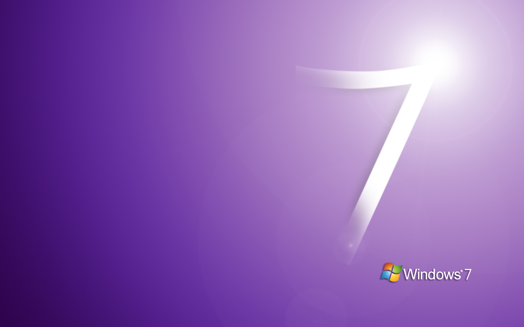 Windows 7 Purple Wallpaper HD Wallpaper