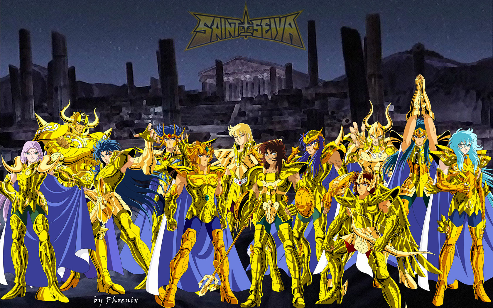 Cool Saint Seiya Zodiac Anime Wallpaper