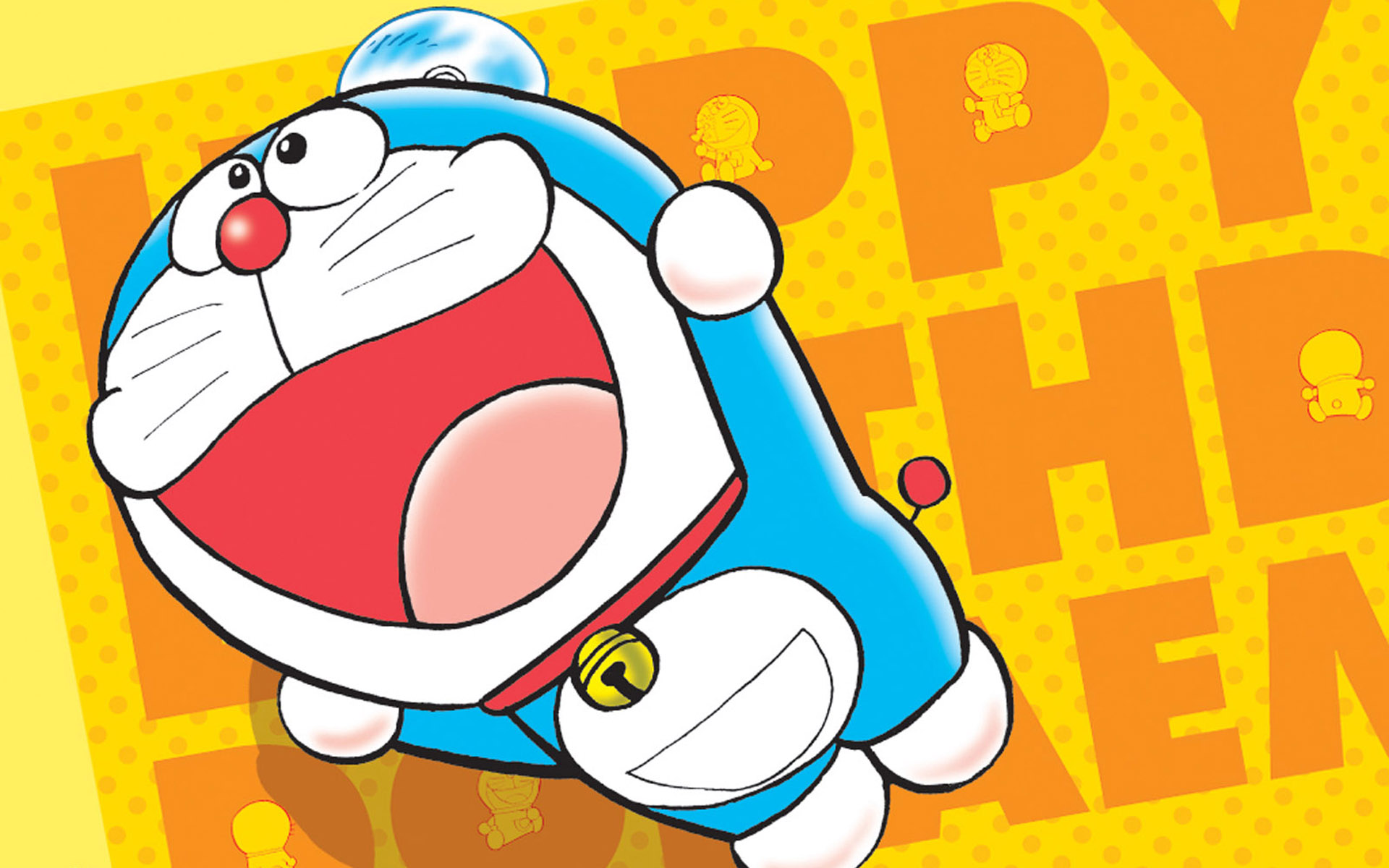 Doraemon Happy Wallpaper