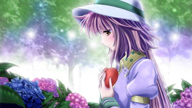 Girl Anime Love Heart HD Wallpaper Desktop Background