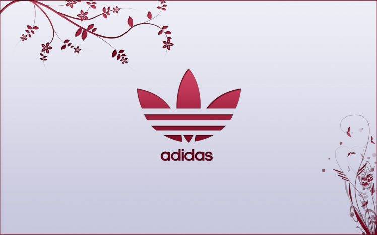 Adidas Flower Logo Full HD Wallpaper Desktop Background