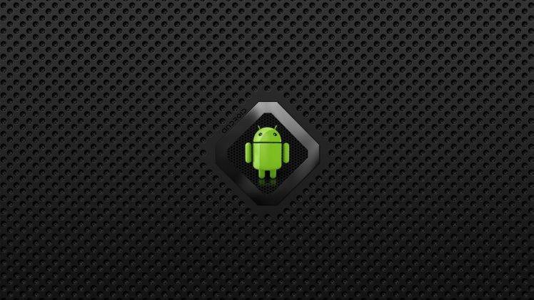 Android Black and Green HD Wallpaper Desktop Background