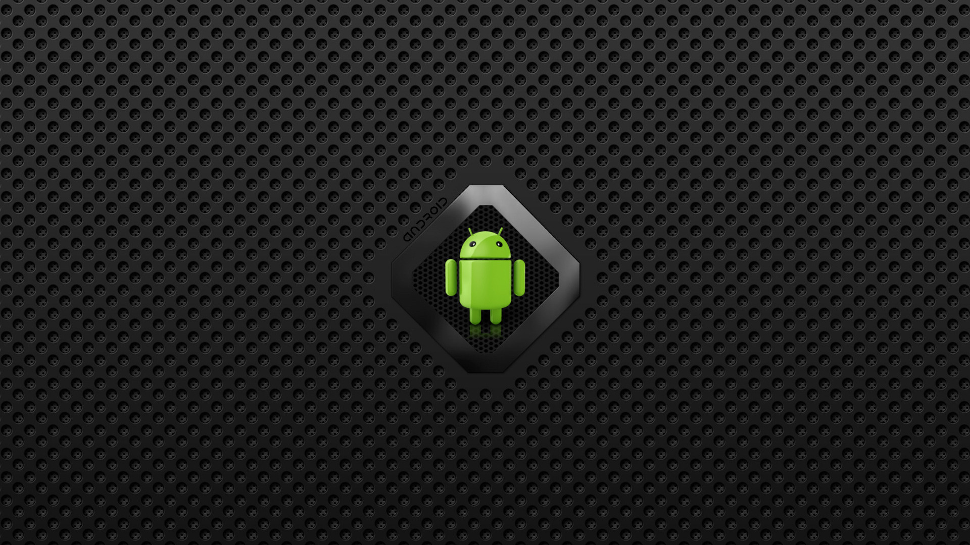 Android Black and Green Wallpaper