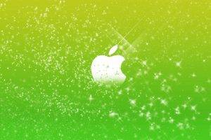 Apple Mac Green Background